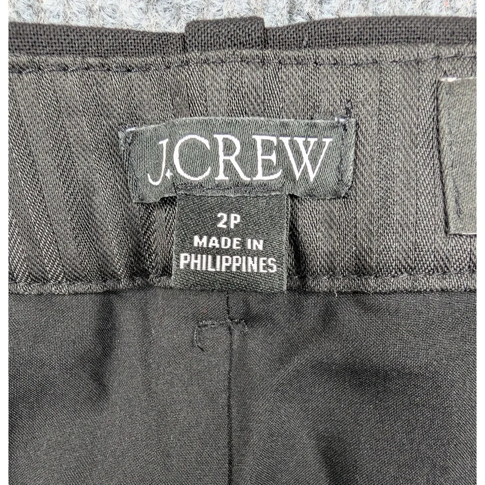 J Crew Trousers Womens 2 Petite Lanificio di Tollegno Italy Career Timeless Pant